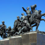 Monument of Vasily Chapaev in Samara, Russia